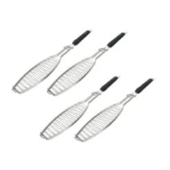 SANTOS Fischbräter Edelstahl 61,5 Cm - 4er-Set -Meister Grill Geschaft 1b83243e804723b2609e58a1f410ee7c