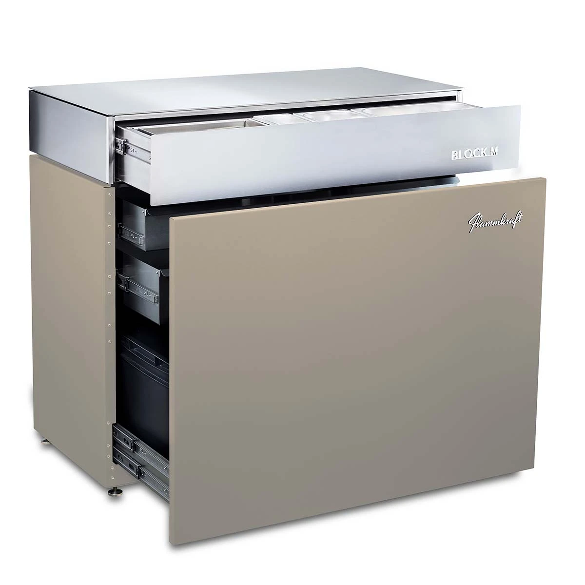 Flammkraft Block M, Taupe 5 Flammkraft Block M, Taupe – Bild 3