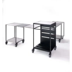 One Minute Kitchen Mobile Außenküche Premium, Schwarz