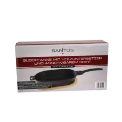 SANTOS Gusseiserne Grillpfanne, Oval Mit Abnehmbarem Griff, 36 X 19 Cm -Meister Grill Geschaft 98c1bbfd41980f6065f4e920b4e1f8fa