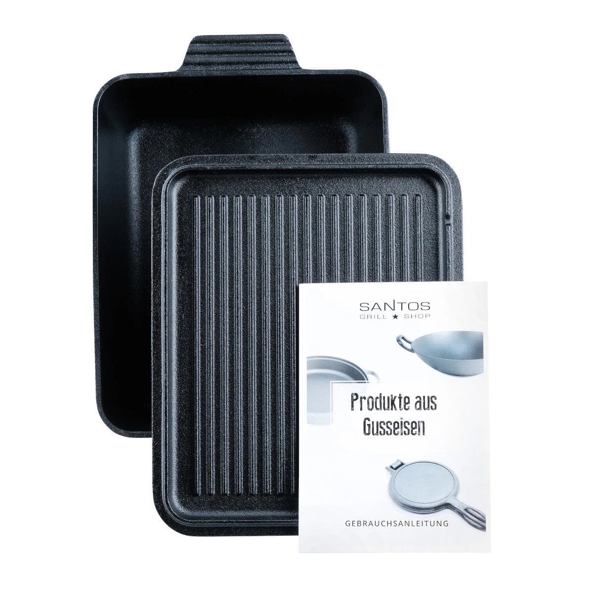 SANTOS Kastenform K8 Mit Deckel, Aus Gusseisen, 34 X 24 Cm 7 SANTOS Kastenform K8 Mit Deckel, Aus Gusseisen, 34 X 24 Cm – Bild 5