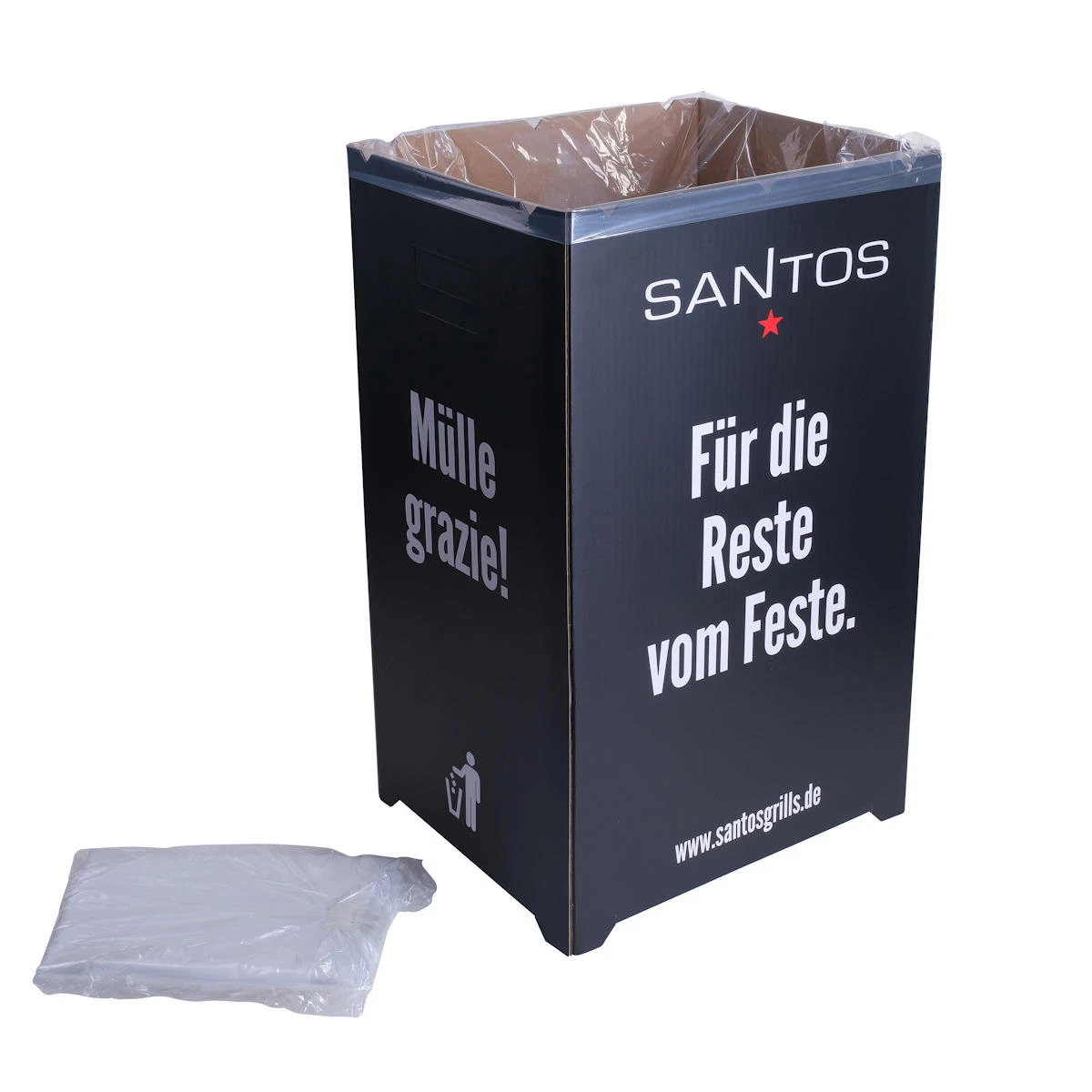 SANTOS Müllbox Mit 10 Mülltüten 4 SANTOS Müllbox Mit 10 Mülltüten – Bild 2