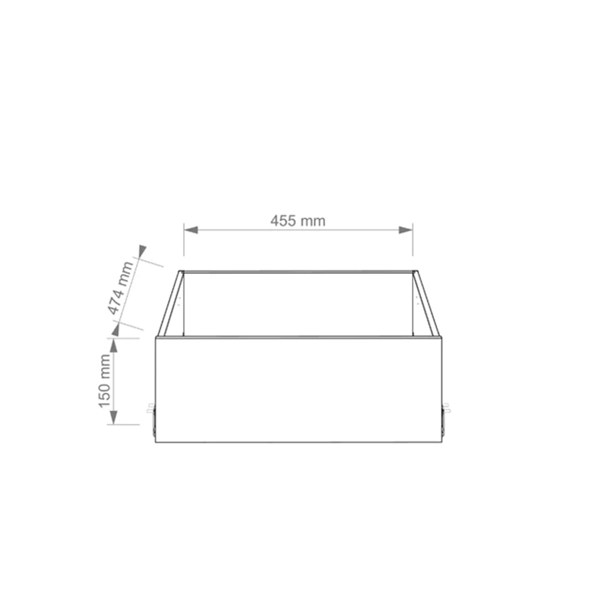 Furnery Schubkasten Für OUT-Modul, Weiß 5 Furnery Schubkasten Für OUT-Modul, Weiß – Bild 3