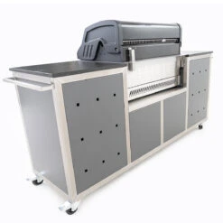 INDRAdesign Blackline Gasgrillstation Mit SANTOS Free S-410 & Kühlschrank / Anthrazit -Meister Grill Geschaft indradesign blackline gasgrillstation mit santos free s 410 kuehlschrank anthrazit 1b8163499649b421c363e84f48639e84