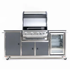 INDRAdesign Blackline Gasgrillstation Mit SANTOS Free S-410 & Kühlschrank / Anthrazit -Meister Grill Geschaft indradesign blackline gasgrillstation mit santos free s 410 kuehlschrank anthrazit 1cfb1019b99b91070011f6119d48d84e
