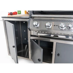 INDRAdesign Blackline Gasgrillstation Mit SANTOS Free S-410 & Kühlschrank / Anthrazit -Meister Grill Geschaft indradesign blackline gasgrillstation mit santos free s 410 kuehlschrank anthrazit dba82ea511876670c9699ce32eb5262f