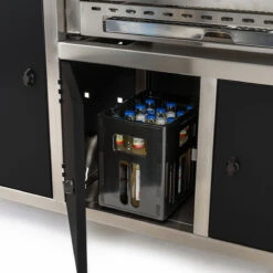 INDRAdesign Blackline Gasgrillstation Mit SANTOS Free S-410 & Kühlschrank / Schwarz -Meister Grill Geschaft indradesign blackline gasgrillstation mit santos free s 410 kuehlschrank schwarz 601f9d7cbe566494ffbcc023e3995dc2