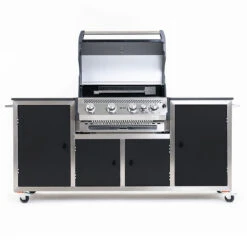 INDRAdesign Blackline Gasgrillstation Mit SANTOS Free S-410, Schwarz -Meister Grill Geschaft indradesign blackline gasgrillstation mit santos free s 410 schwarz 34c1f19d9a20f8cfb85ae75b61157491