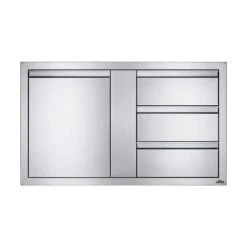 Napoleon Einbau-Türe & 3er Schubladen- Kombination (75 X 132 Cm) -Meister Grill Geschaft napoleon einbau tuere 3er schubladen kombination 107 x 61 cm 9343e2c0083a2b2a9a8720eab389db07