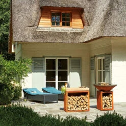 OFYR Butcher Block Storage 90 Corten Teakholz -Meister Grill Geschaft ofyr butcher block storage 90 corten teakholz ae6caacce9c8551601d0c83daf31bc08