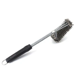 SANTOS 3-Kopf Grillbürste Edelstahl 45 Cm