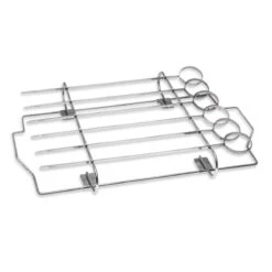 SANTOS 6-teiliges Schaschlik-Set Mit Gestell, Edelstahl -Meister Grill Geschaft santos 6 teiliges schaschlik set mit gestell edelstahl bd28e688a1c027628fd31ae4d3e0dcb4