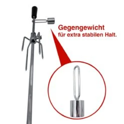 SANTOS Drehspieß Mit Motor M-418, Mali, Fontana, Matumbo 90 Cm -Meister Grill Geschaft santos drehspie fuer santos m 418 mali fontana matumbo 65df6ed8b78147c3a126e7125763ffb7