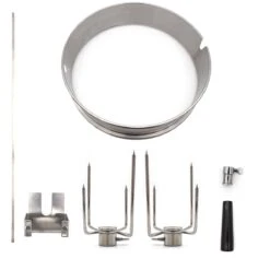 SANTOS Premium Grillspieß Drehspieß Set Für Kugelgrill (Ø 57 Cm) Edelstahl -Meister Grill Geschaft santos drehspie set fuer kugelgrill 57 cm edelstahl da7be3f15a2403cb1c81419b5f8c7c8c