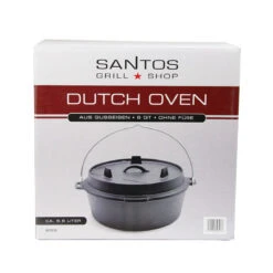 SANTOS Dutch Oven 6qt Ohne Füße -Meister Grill Geschaft santos dutch oven 6qt ohne fue e 018268ba08ed080c1e31b8b5ed7b69de