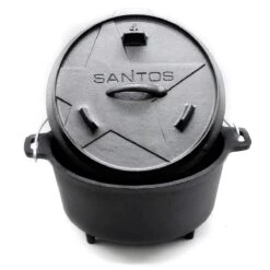 SANTOS Dutch Oven 3,7 Liter (4,5 Qt) Mit Füßen -Meister Grill Geschaft santos dutch oven ca 4 liter 4 5 qt mit fue en eb09572726f86cb2c620d1d2fee53be1