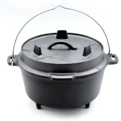 SANTOS Dutch Oven 3,7 Liter (4,5 Qt) Mit Füßen -Meister Grill Geschaft santos dutch oven ca 4 liter 4 5 qt mit fue en fdda898779f191d0846e556487e0456d