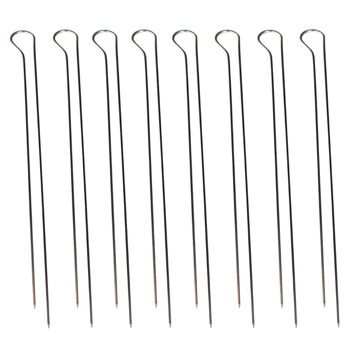 SANTOS Edelstahl Doppelspieße 8 Stück 8 SANTOS Edelstahl Doppelspieße 8 Stück – Bild 6