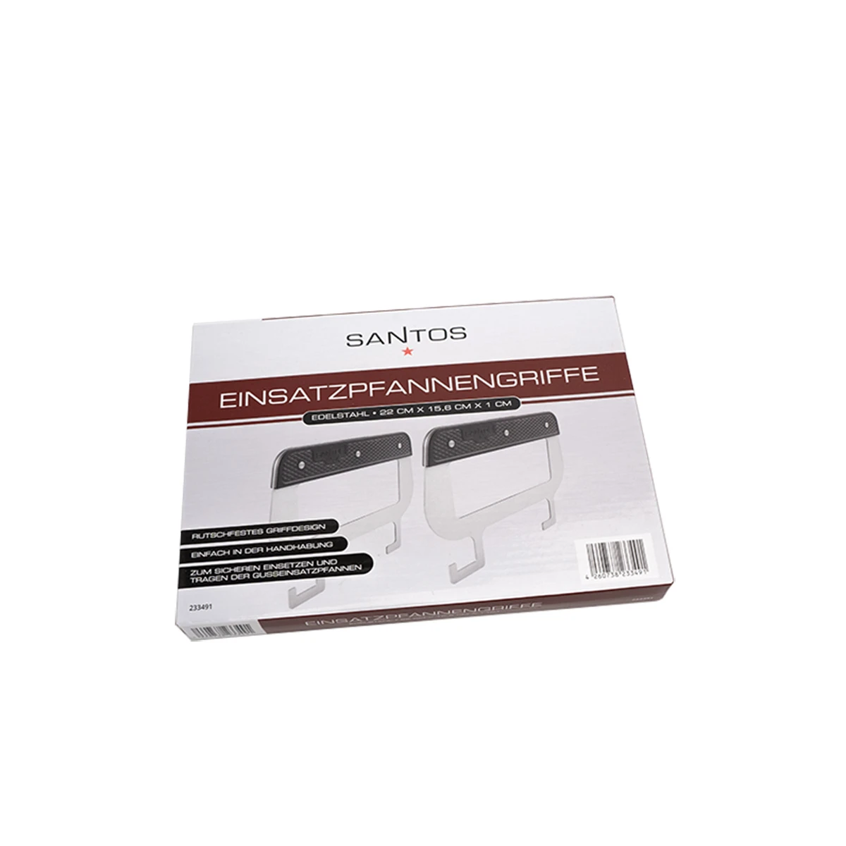 SANTOS Griffe Für Gusseisen Einsatzpfannen 4 SANTOS Griffe Für Gusseisen Einsatzpfannen – Bild 2