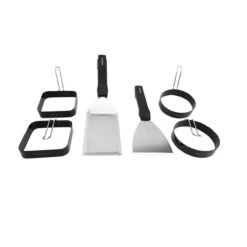 SANTOS Grillspachtel Frühstücksset, 6-teilig -Meister Grill Geschaft santos grillspachtel spiegeleiformen american breakfast 6 teiliges bbq fruehstuecks set fuer einen schnellen leckeren start in den tag 3b1ac5e52aebdeefbc731d5572986cd2