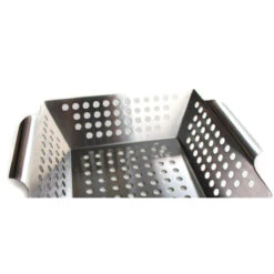 SANTOS Gemüsekorb XL / Grillwok Edelstahl, 30,5 X 30,5 cm -Meister Grill Geschaft santos grillwok edelstahl 30 5 x 30 5 6a29887c9e112fbc707cb62e9cc3086f