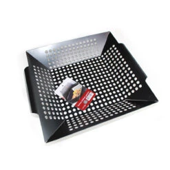 SANTOS Gemüsekorb XL / Grillwok Schwarz, 30,5 X 30,5 cm -Meister Grill Geschaft santos grillwok schwarz 30 5 x 30 5 3d541e364b297085019eba7361340b2c