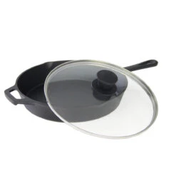 SANTOS Gusseiserne Pfanne Mit Deckel Ø 26 Cm -Meister Grill Geschaft santos gusseiserne pfanne mit deckel 26 cm 8c019d804127039134edafb943e3edcc