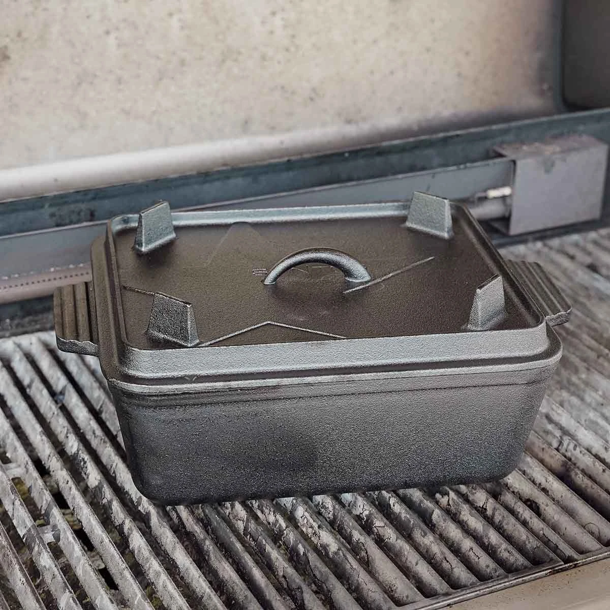 SANTOS Kastenform K8 Mit Deckel, Aus Gusseisen, 34 X 24 Cm 5 SANTOS Kastenform K8 Mit Deckel, Aus Gusseisen, 34 X 24 Cm – Bild 3