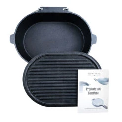 SANTOS Kastenform Oval Mit Deckel, Gusseisen, 42 X 31 Cm -Meister Grill Geschaft santos kastenform oval mit deckel gusseisen 42 x 31 cm 0abb06301222291c8b728d02ed6e5f41