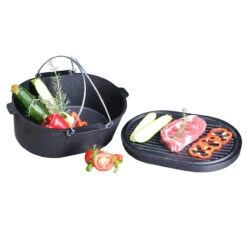 SANTOS Kastenform Oval Mit Deckel, Gusseisen, 42 X 31 Cm -Meister Grill Geschaft santos kastenform oval mit deckel gusseisen 42 x 31 cm 8f9fddc3813b96c8b1022acd050fc6fd