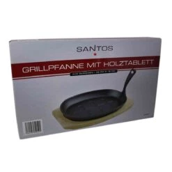 SANTOS Pfanne Gusseisen Inkl. Tablett & Griff, 27,3 X 18,7 Cm -Meister Grill Geschaft santos pfanne gusseisen inkl tablett griff 27 3 x 18 7 cm 3ca96439cdb27181751fb2546fb8f243