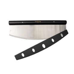 SANTOS Pizza Wiegemesser, Edelstahl, 35 Cm -Meister Grill Geschaft santos pizza wiegemesser edelstahl 35 cm 2314660c60e5ab0c8c9bee2d2c6def4a