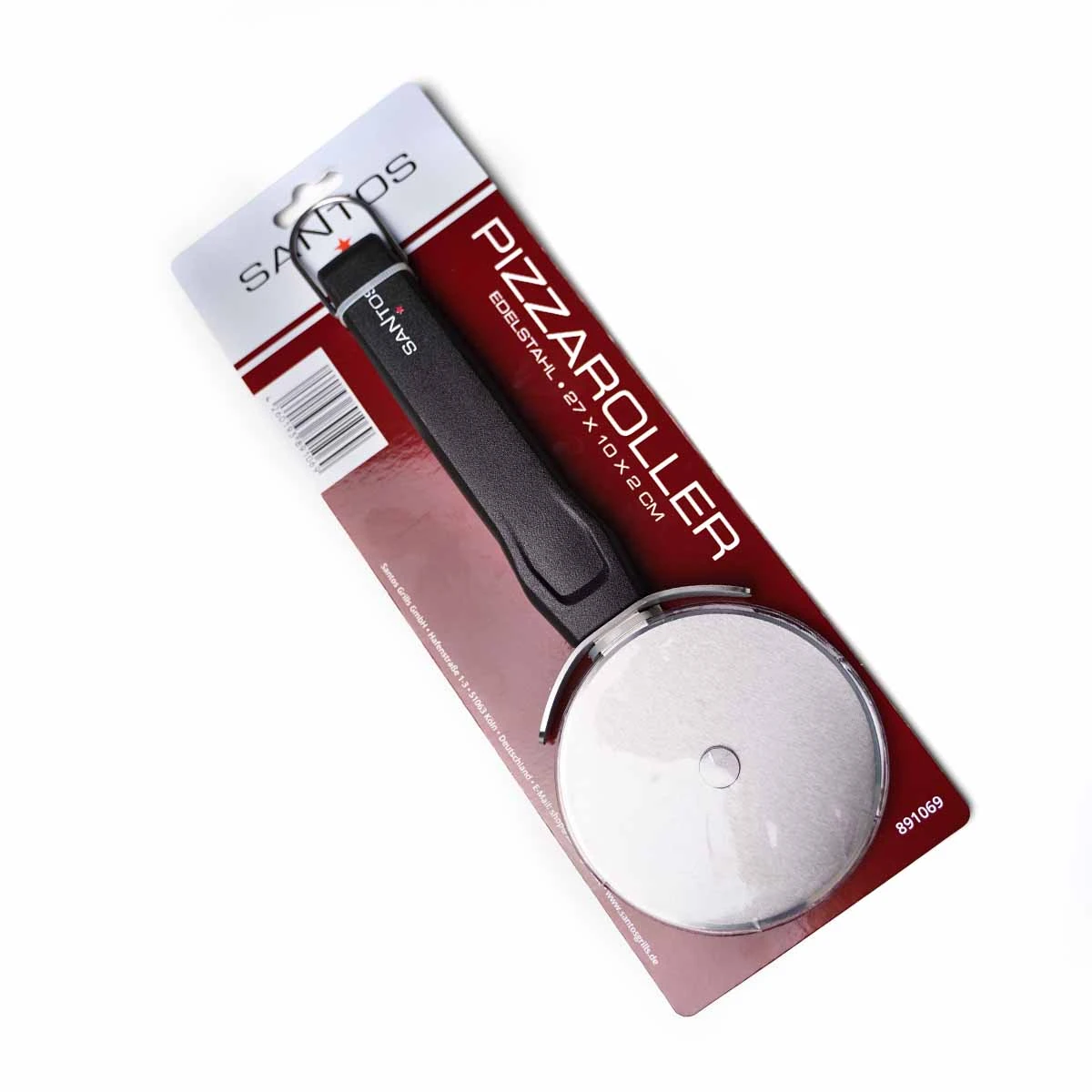 SANTOS Pizzaschneider, Edelstahl 8 SANTOS Pizzaschneider, Edelstahl – Bild 6