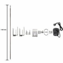 SANTOS Drehspieß Für Broil King Sovereign 400er -Meister Grill Geschaft santos premium drehspie fuer napoleon lex prestige und pro 600er broil king sovereign 400er sowie santos grills 5220ce020228930c579ef7ccec52dc24