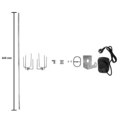 SANTOS Drehspieß Für Napoleon Rogue 365 -Meister Grill Geschaft santos premium drehspie fuer napoleon rogue 365er 12fee9a1f65a54abaaf52e3f6fc0280d