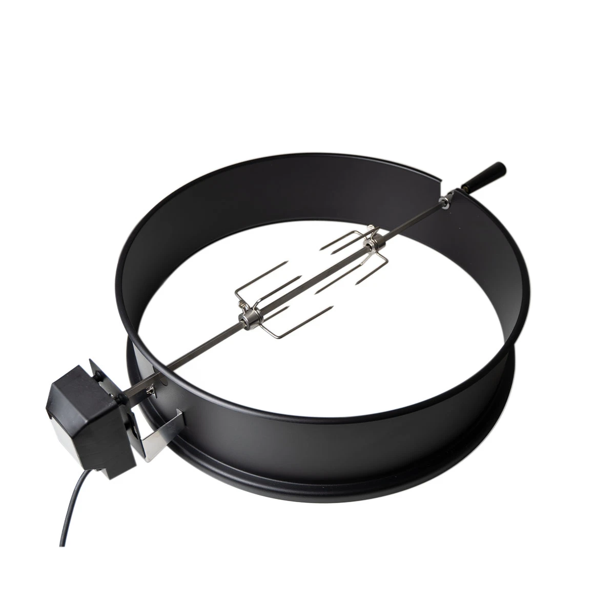 SANTOS Premium Grillspieß Drehspieß Set Für Kugelgrill, Ø 57 Cm, Schwarz 3 SANTOS Premium Grillspieß Drehspieß Set Für Kugelgrill, Ø 57 Cm, Schwarz