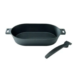 SANTOS Gusseiserne Grillpfanne, Oval Mit Abnehmbarem Griff, 36 X 19 Cm -Meister Grill Geschaft santos santos gusseiserne grillpfanne oval mit abnehmbarem griff 36 x 19 cm 2decb4891a77e5f369ca20dc89506b99