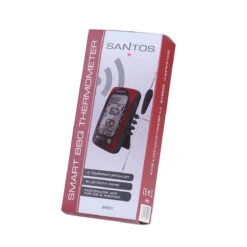 SANTOS Smart BBQ Thermometer, Steuerung Per App – 4 Temperaturfühler, Bluetooth -Meister Grill Geschaft santos smart bbq thermometer bluetooth 4b9f252aff2fc0ce3c6b52fd6b3c00bf