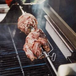 SANTOS Drehspieß Für Broil King Baron, Regal Und Imperial 400er -Meister Grill Geschaft santos univ 790mm halterung bk n 3ac8336133b5d2dce57f98c669a52bda