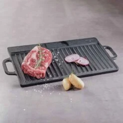 SANTOS Wende-Grillplatte Gusseisen, 42,5 X 23 Cm -Meister Grill Geschaft santos wende grillplatte gusseisen 1a36b293f9ba116b401ee4a9d5c0defc