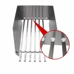 SANTOS Windschild Für Seitenbrenner Der SANTOS S-Serie, E-Serie & P-618 Mit XXL Spießen, Edelstahl -Meister Grill Geschaft santos windschild fuer seitenbrenner der santos s serie e serie mit xxl spie en edelstahl f26bae238fa9b3b42b1433c058863a8b